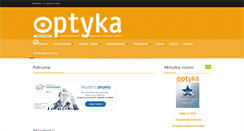 Desktop Screenshot of gazeta-optyka.pl
